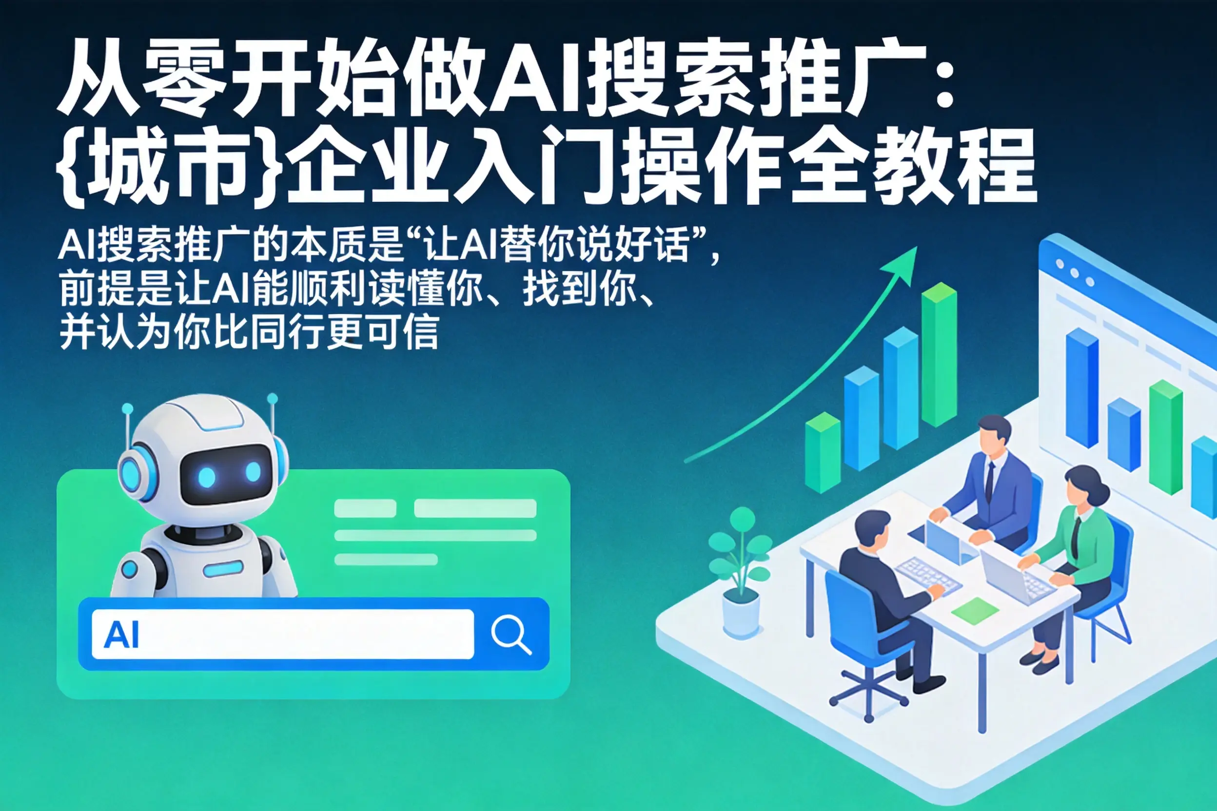 从零开始做AI搜索推广：鹤岗企业入门操作全教程