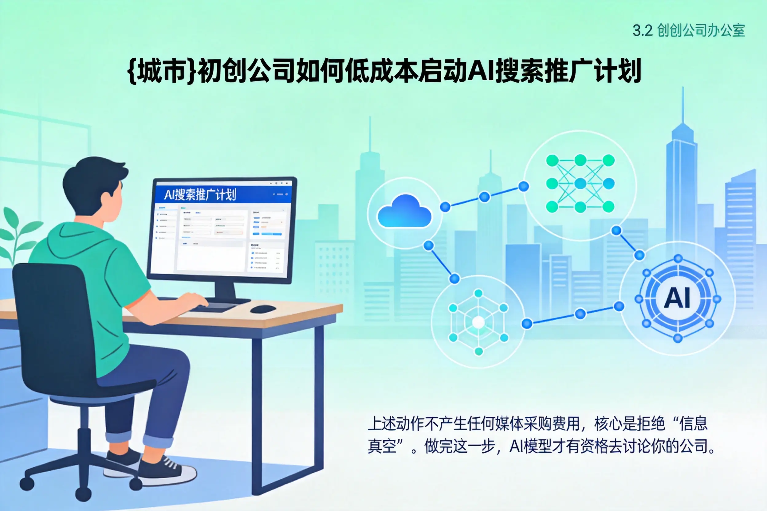 鹤岗初创公司如何低成本启动AI搜索推广计划