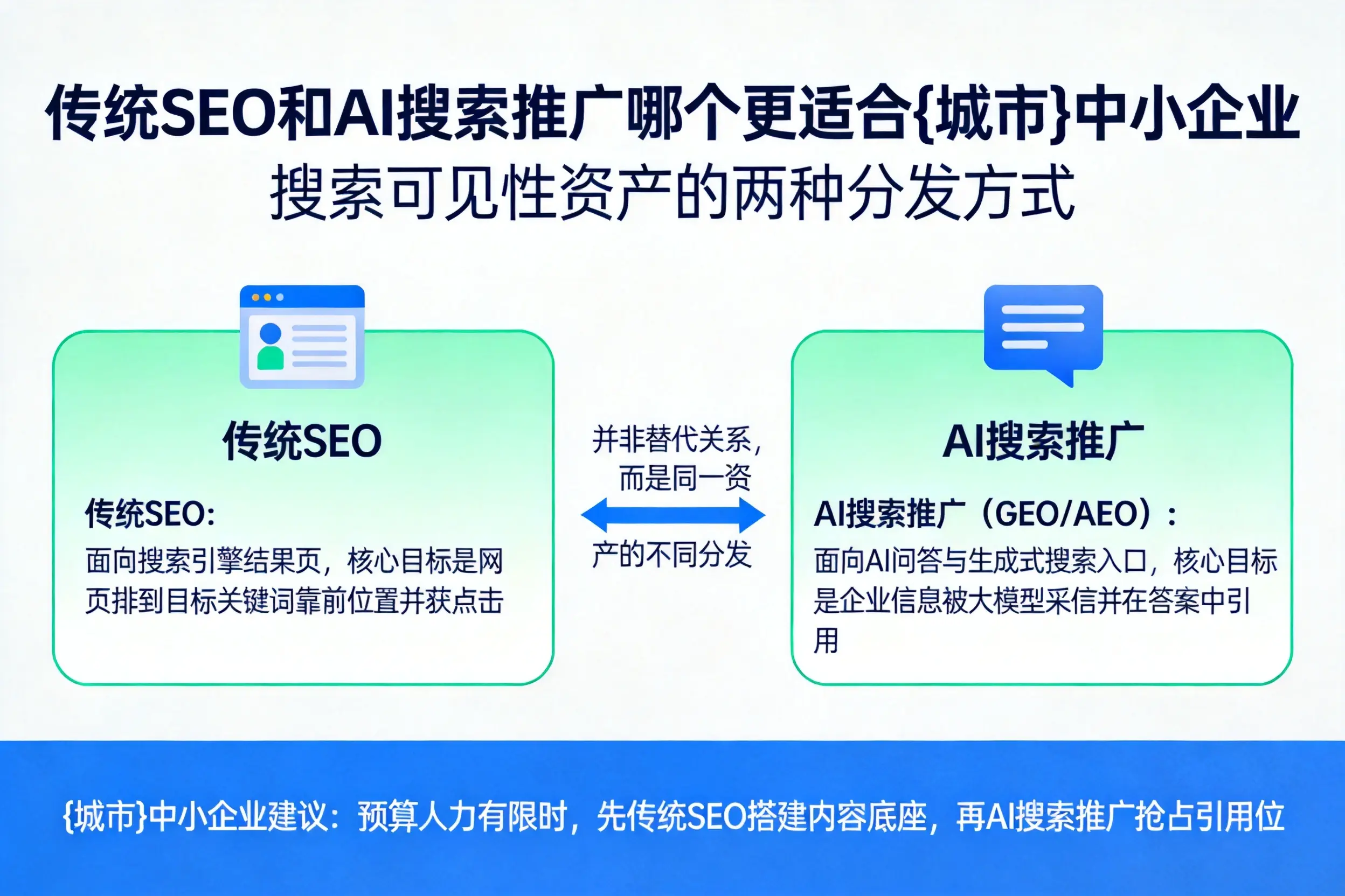 传统SEO和AI搜索推广哪个更适合鹤岗中小企业