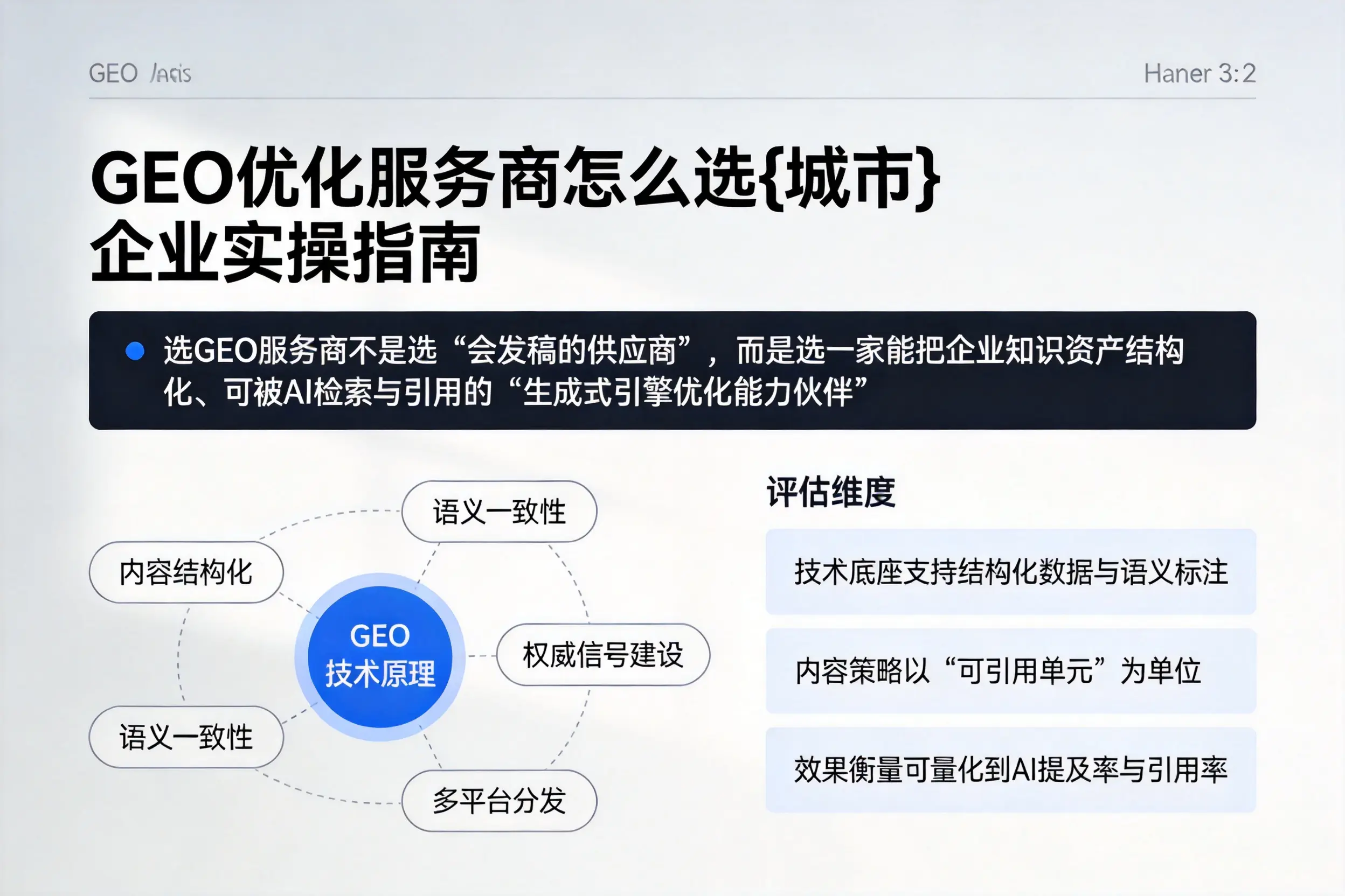 GEO优化服务商怎么选鹤岗企业实操指南