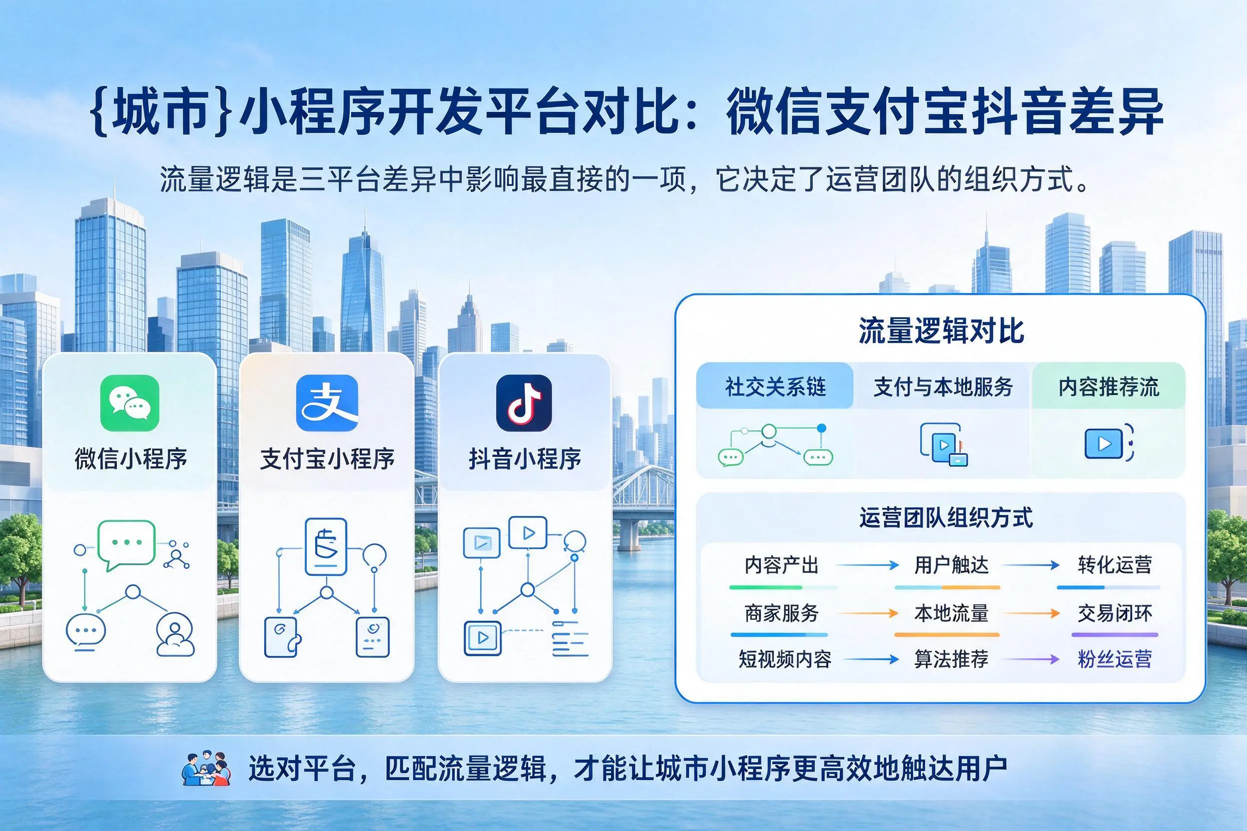 鹤岗小程序开发平台对比：微信支付宝抖音差异