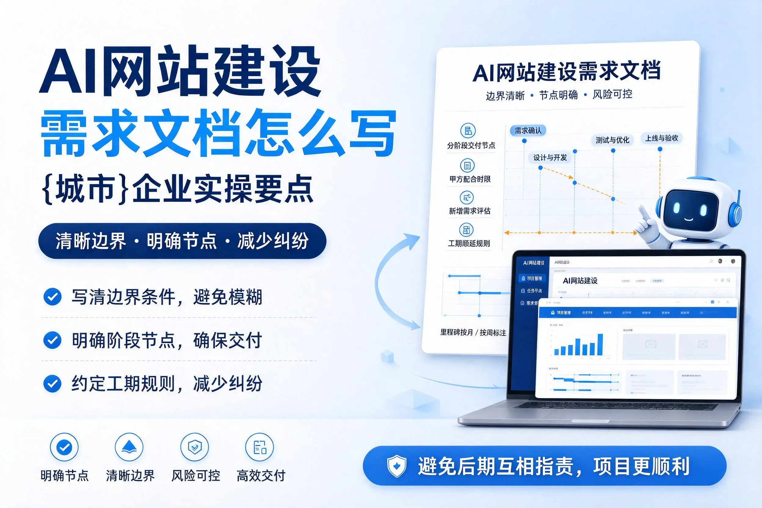 AI网站建设需求文档怎么写，鹤岗企业实操要点