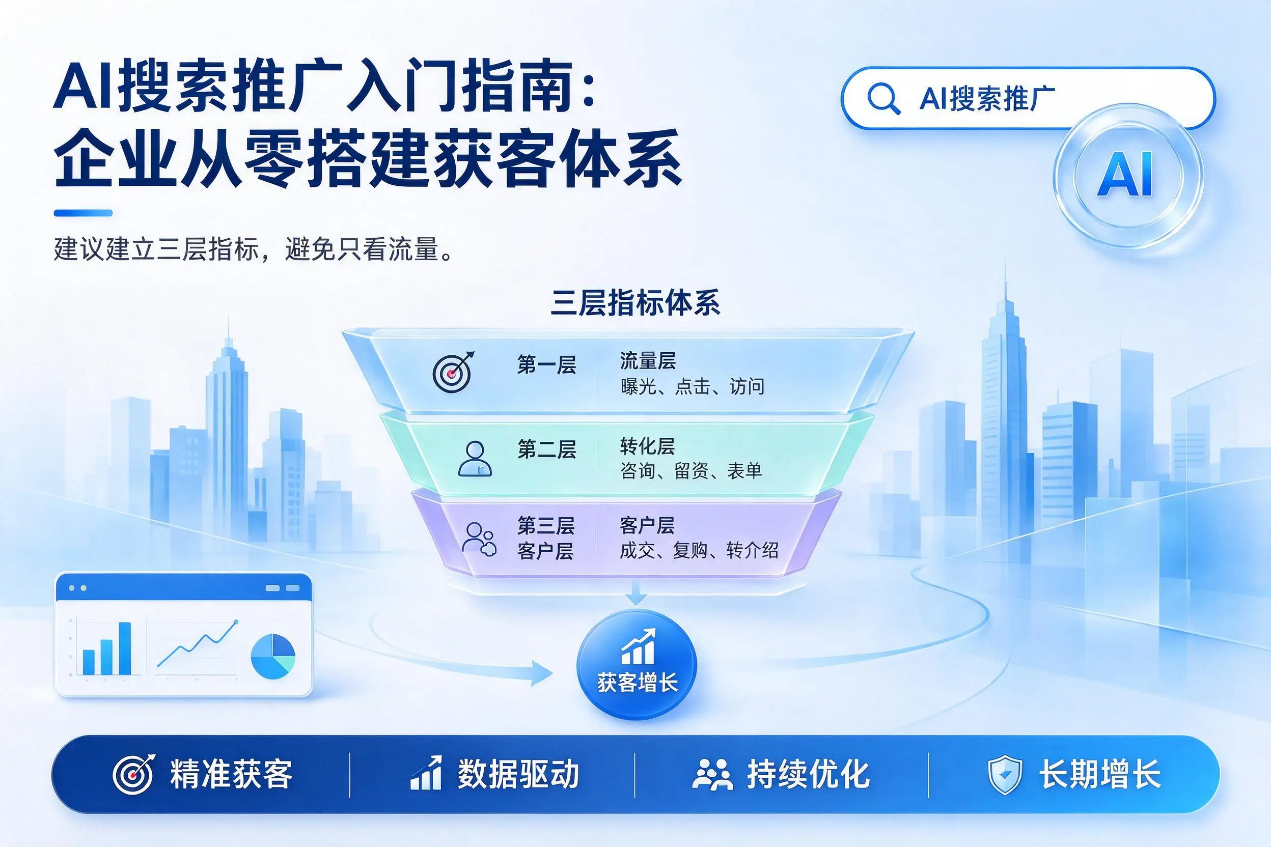 AI搜索推广入门指南:鹤岗企业从零搭建获客体系